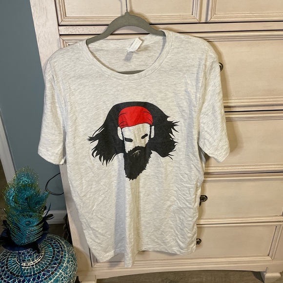 Other - Men’s canvas lumberjack dude design short sleeve t shirt new Large